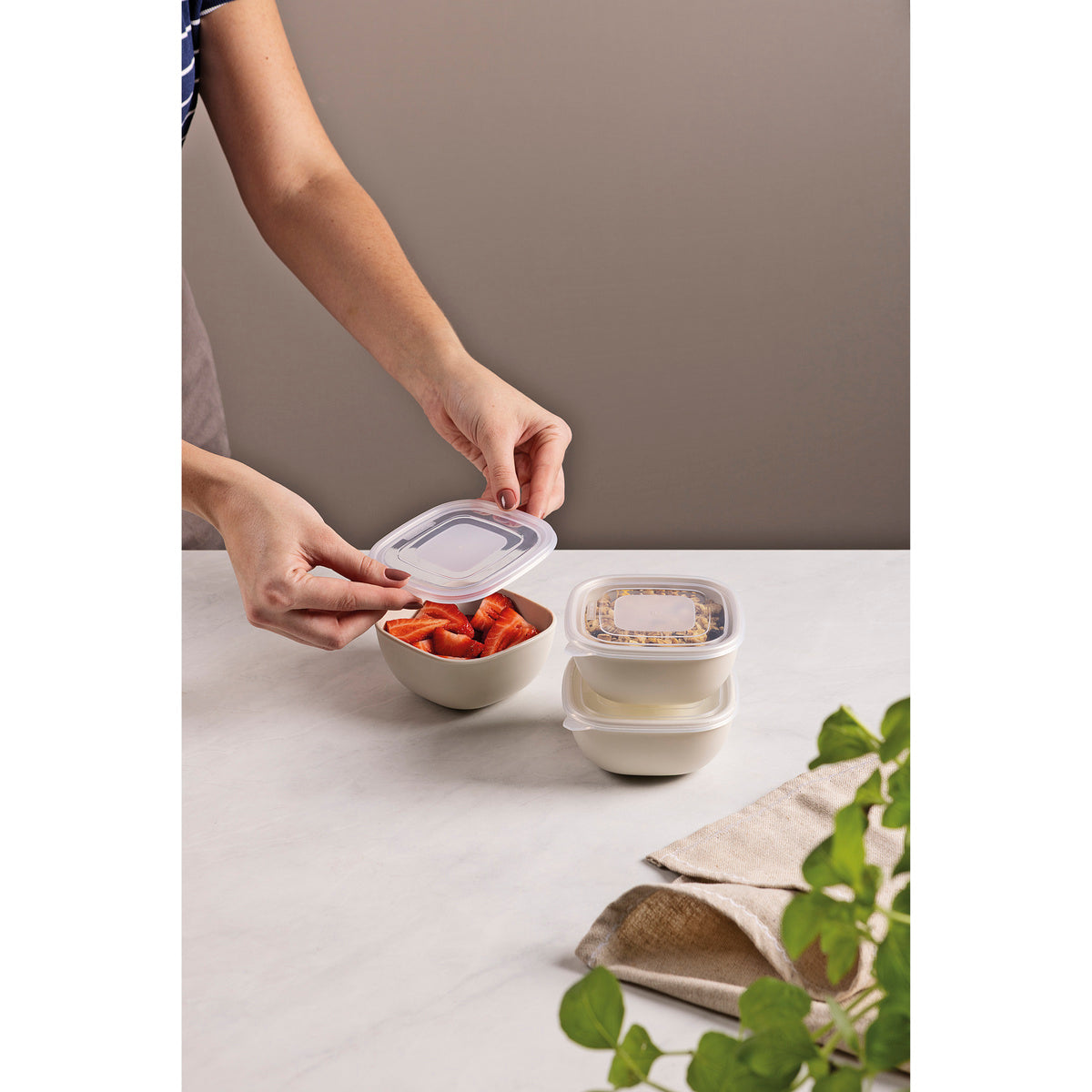 Tramontina Containers 3 pc Set Mixcolor - 25098/301