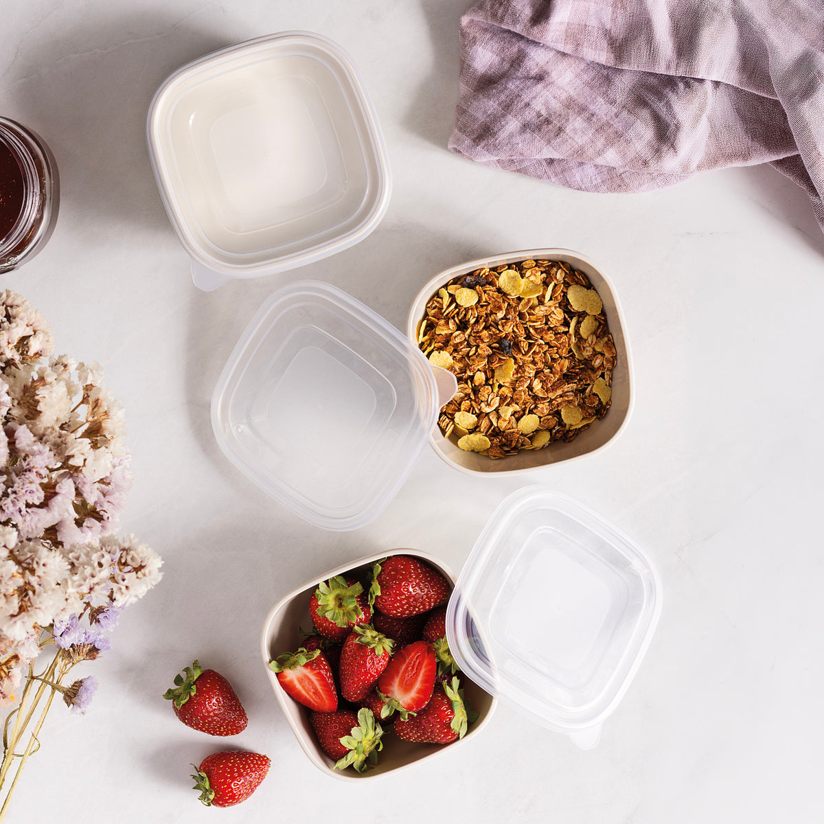 Tramontina Containers 3 pc Set Mixcolor - 25098/301