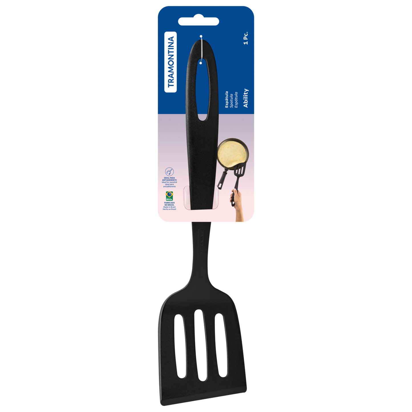 Tramontina Ability Black Nylon Spatula - 25155/100