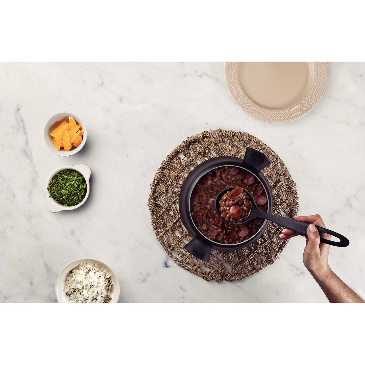 Tramontina Ability Black Nylon Ladle-25157/100