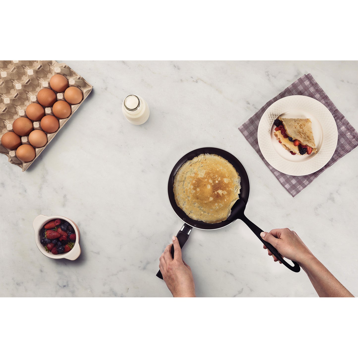 Tramontina Ability Black Nylon Straight Spatula-25160/100