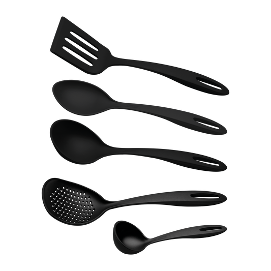 Tramontina Ability 5-piece Black Nylon Utensil Set-25199/007