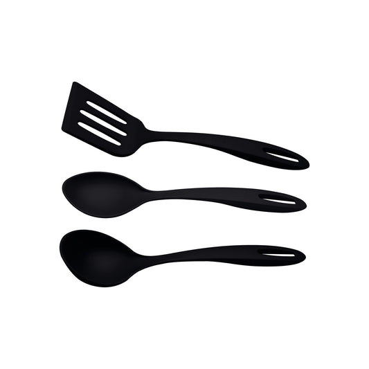 Tramontina Ability 3-piece Black Nylon Utensil Set- 25199/011