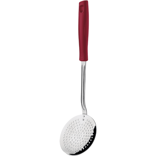 Tramontina Easy Red Stainless Steel Skimmer - 25222/470