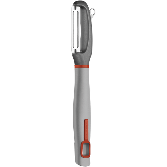Tramontina Verano Peeler Stainless Steel Blade With Smooth Edge & Gray Polypropylene Handle - 25585/160