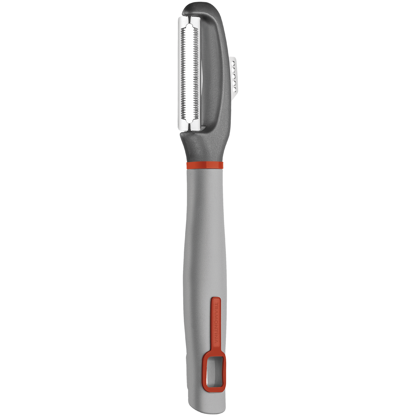 Tramontina Verano Peeler Stainless Steel Blade with Microserrated Edge & Gray Polypropylene Handle -25586/160