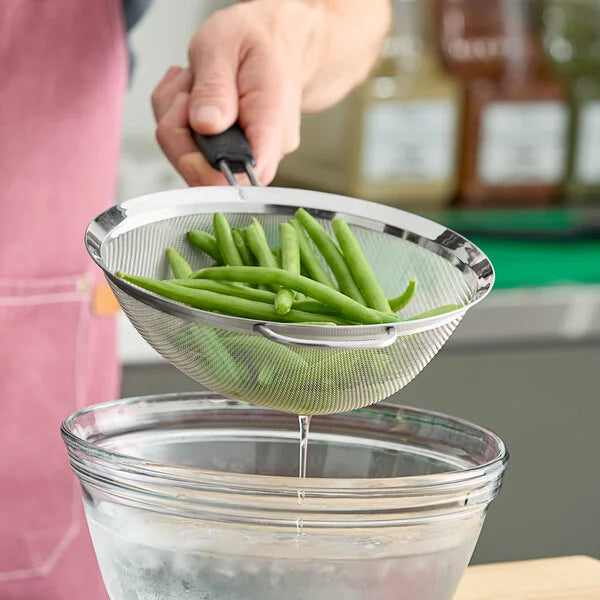 Strainer with Black Handle 22cm-302-22