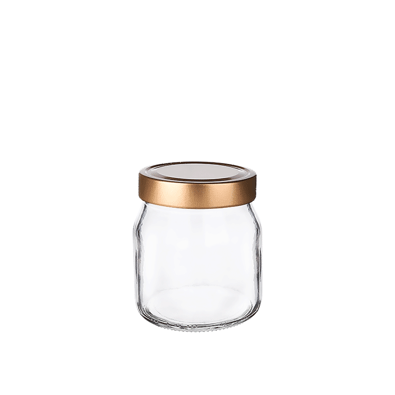 MINNT JAR WITH LID (BLACK / BRONZE)500ML-KC-271