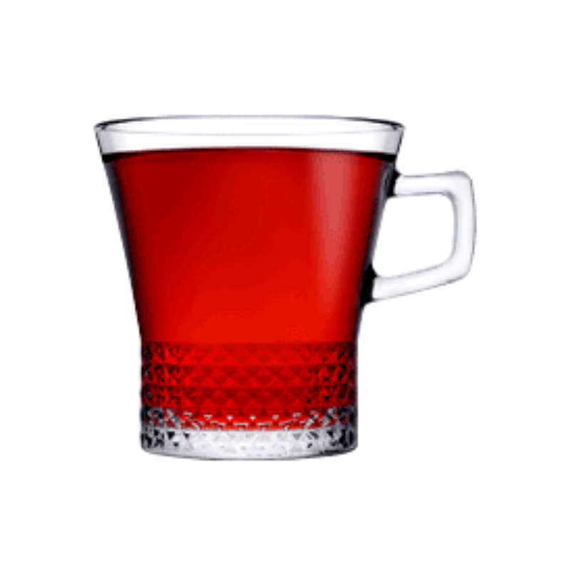 Pasabahce Kuvars 6pcs 250ml Glass Tea / Coffee Mug Set - 55703