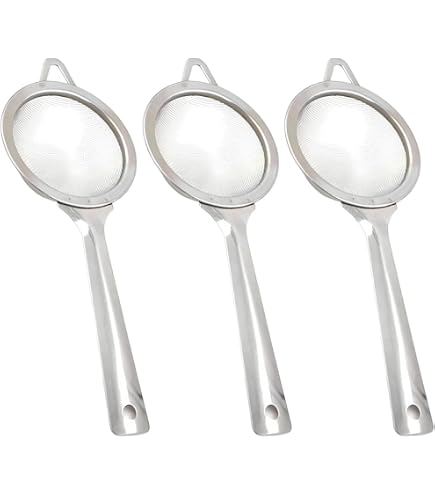 Stainless Steel Strainer Tea Time 3's 5cm, 7cm & 10cm R-5