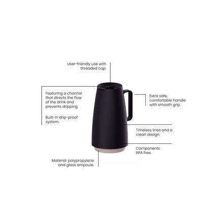 Thermal Carafe Black 500ml - 61636/053