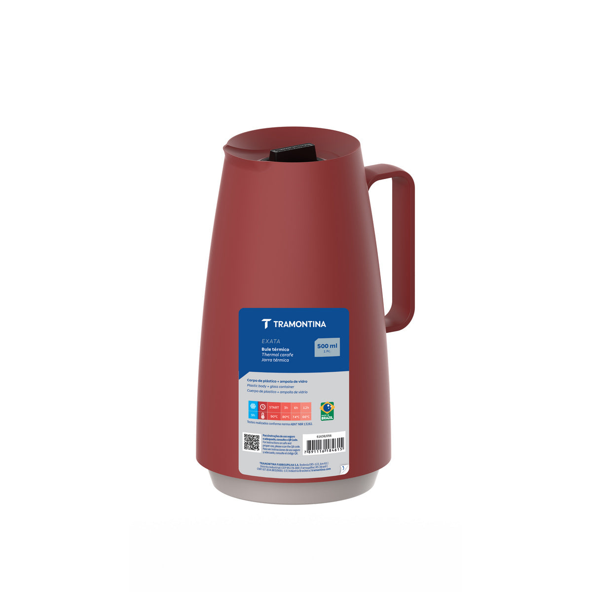 Thermal Carafe Maroon 500ml - 61636/056