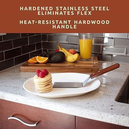 Multifunctional Kitchen Spatula S.Steel with Wood Handle- KR3135