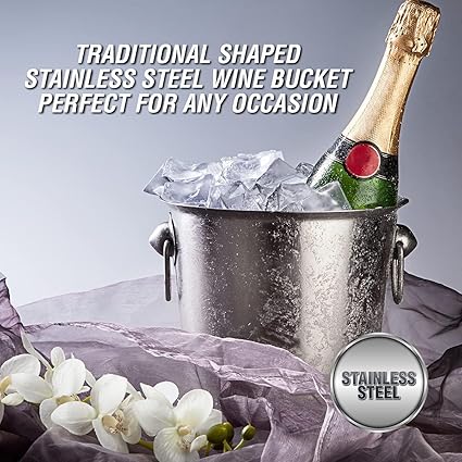 Ice Bucket Steel-6Litres-6L