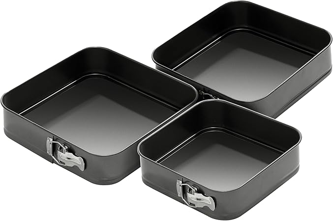 Square Cakeware 3s 20cm,22cm&24cm-3PCQ