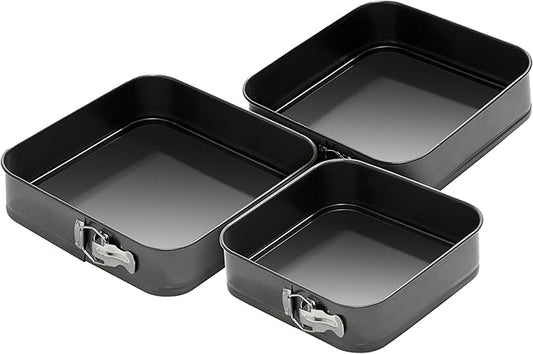Square Cakeware 3s 20cm,22cm&24cm-3PCQ