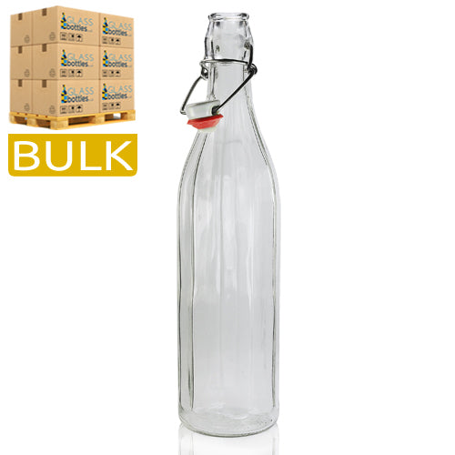 Glass Bottle With Lid 1000ml-A-7