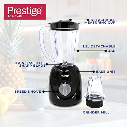 Prestige Stand Blender Black 400W 1.5L-PR81529