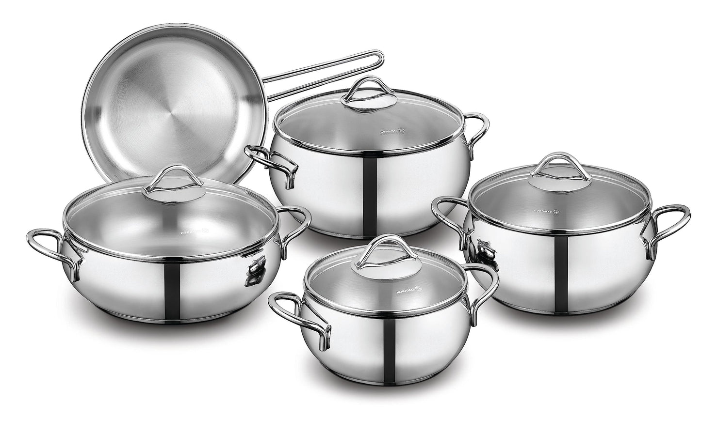 Korkmaz Tombik 9pcs Cookware Set - A1800