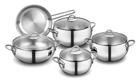 Korkmaz Tombik 9pcs Cookware Set - A1800