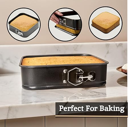 Square Cakeware 3s 20cm,22cm&24cm-3PCQ