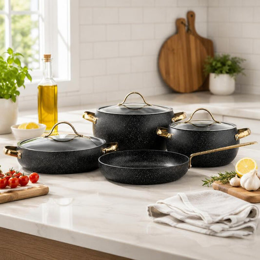 Korkmaz Berilla 7 pcs Cookware Set - A2610