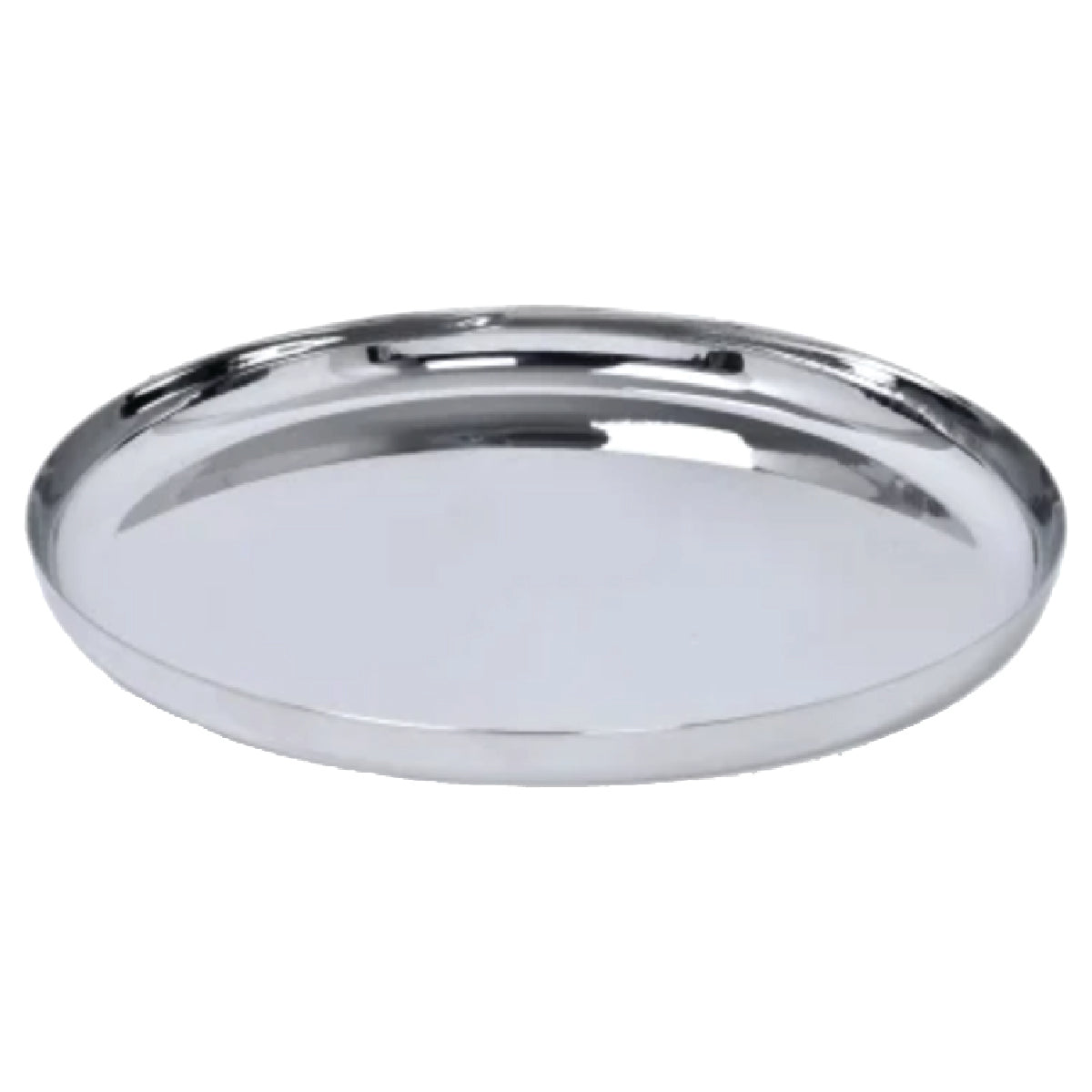 Stainless Steel Dinner Plate - 20x3.7cm - AT-10