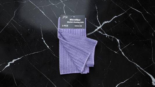 Cleaning Cloth 3Pcs Set Mix Colour 32x32cm-7-4