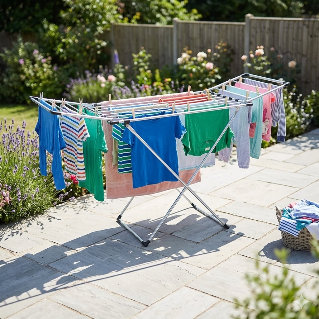 Miras Side Laundry Dryer Rack (100% Aluminum) 18 Meters-M-103