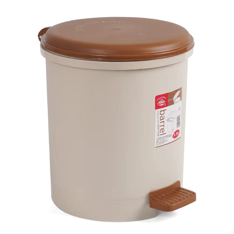 Dustbin Round with Pedal 5.5LTR-005A