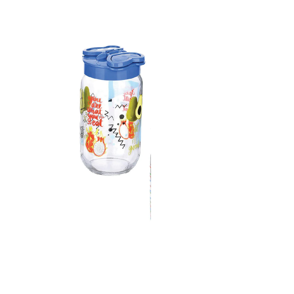 Flap Patterned Jar KC-232-1000ml