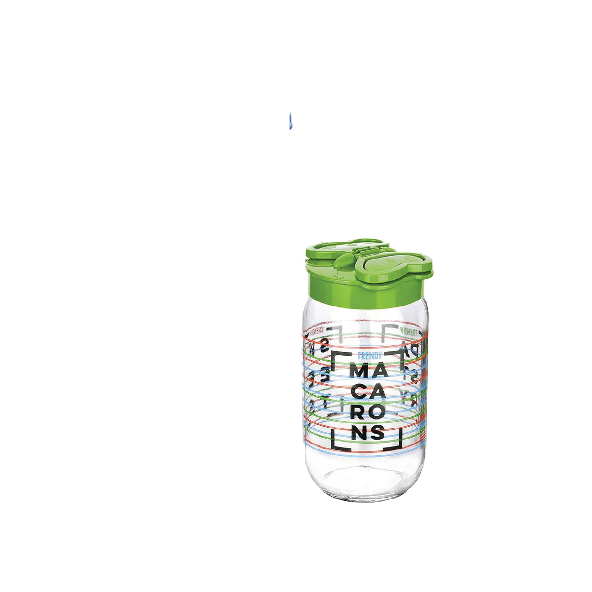Flap Patterned Jar KC-232-1000ml