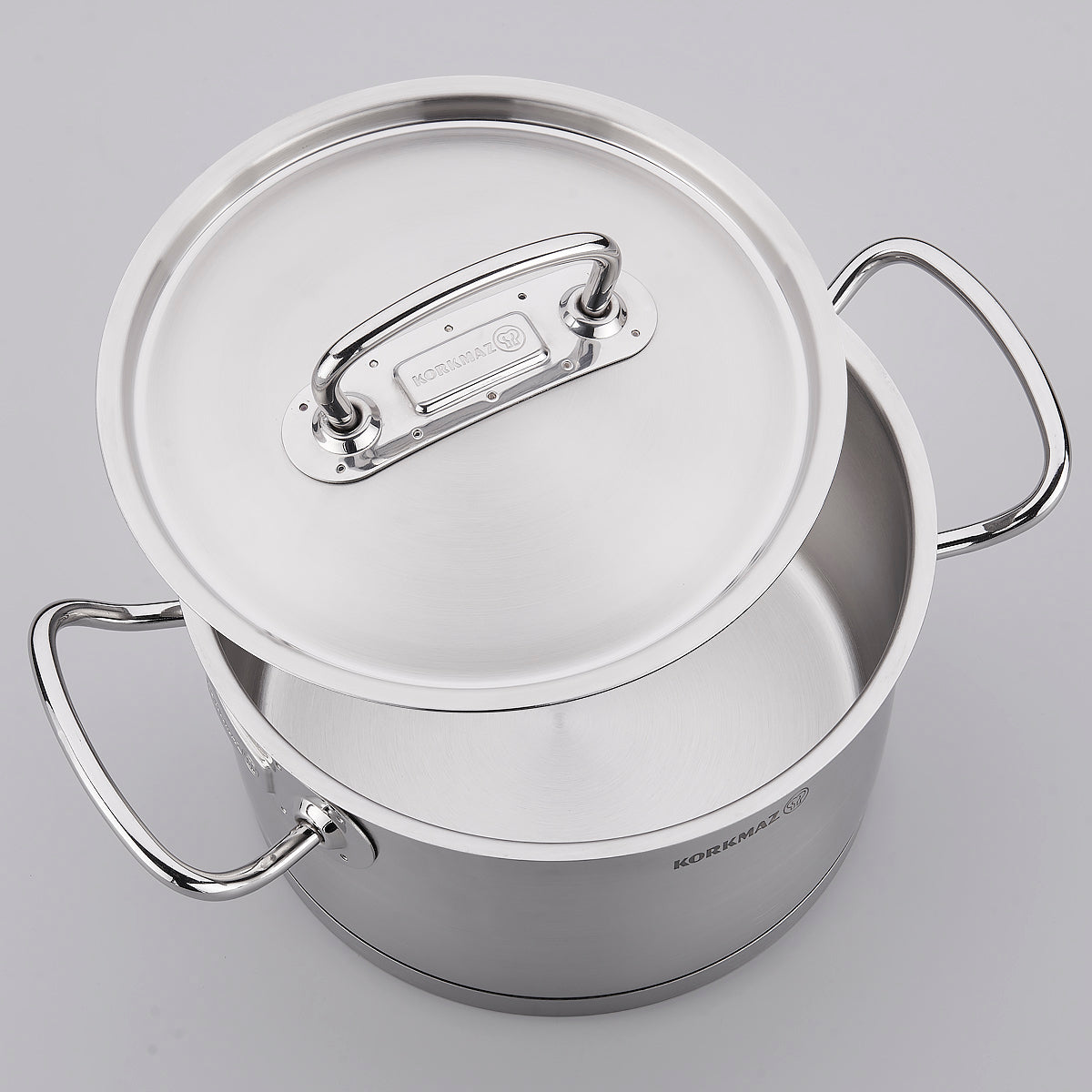 Korkmaz Proline Casserole with Stainless Steel Lid 16x10cm-2L-A1160