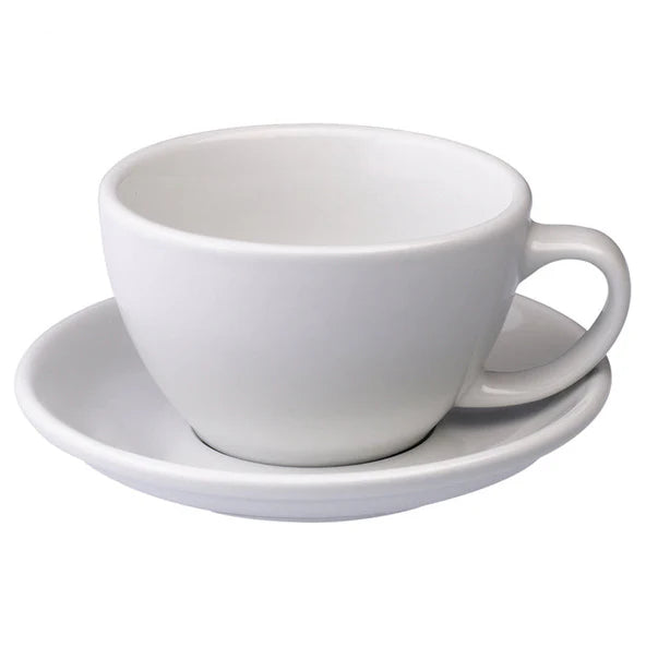 Porcelain Cup Saucer Cappuccino 300ml-X1008