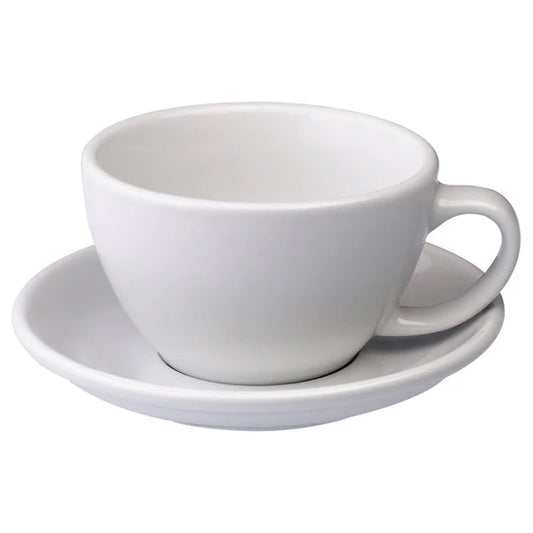 Porcelain Cup Saucer Cappuccino 300ml-X1008