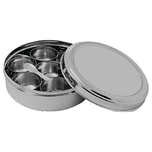 Stainless Steel Spice Storage Container Without Inner Cover - 20.5x6.4cm - MD 12 W/O