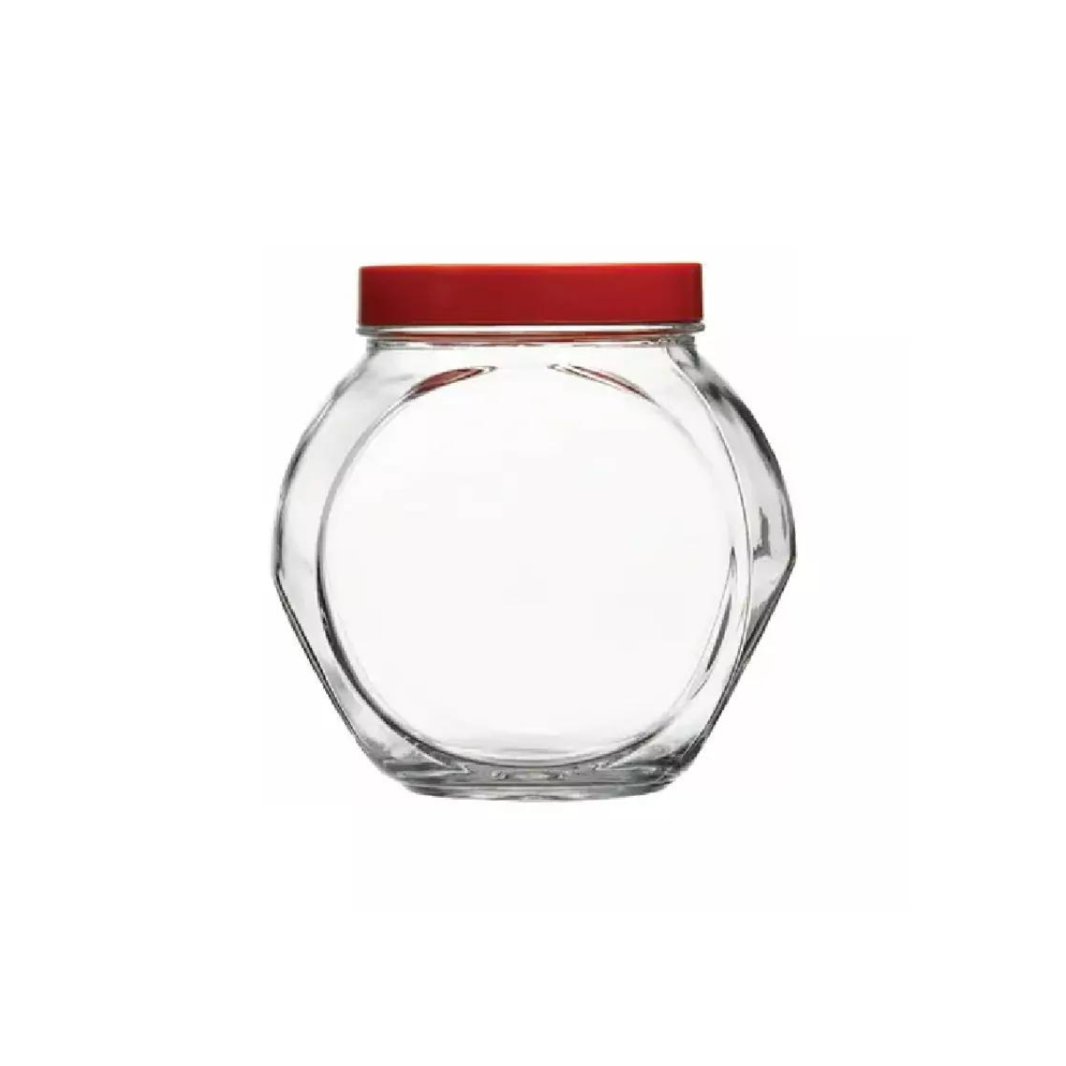 Pasabahce Bella Jar with Red Lid 1500ml - 80000