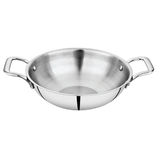 Stainless Steel Kadai 18 - 18x6.7cm - TK-18