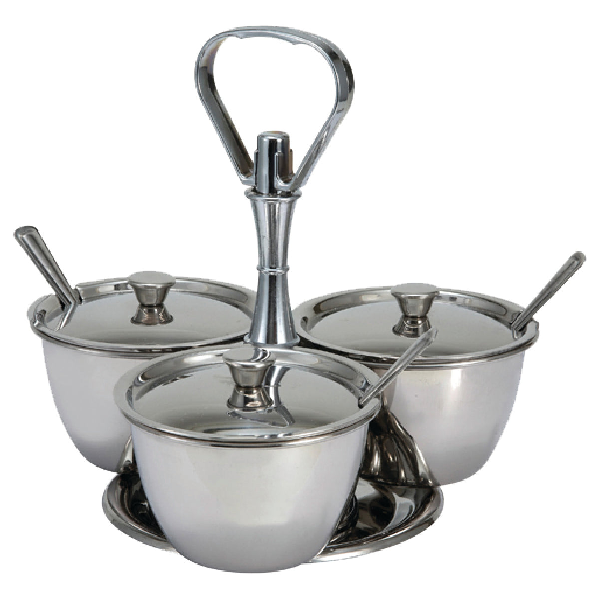 Stainless Steel Relish Server 3 Units - TW-II O 3