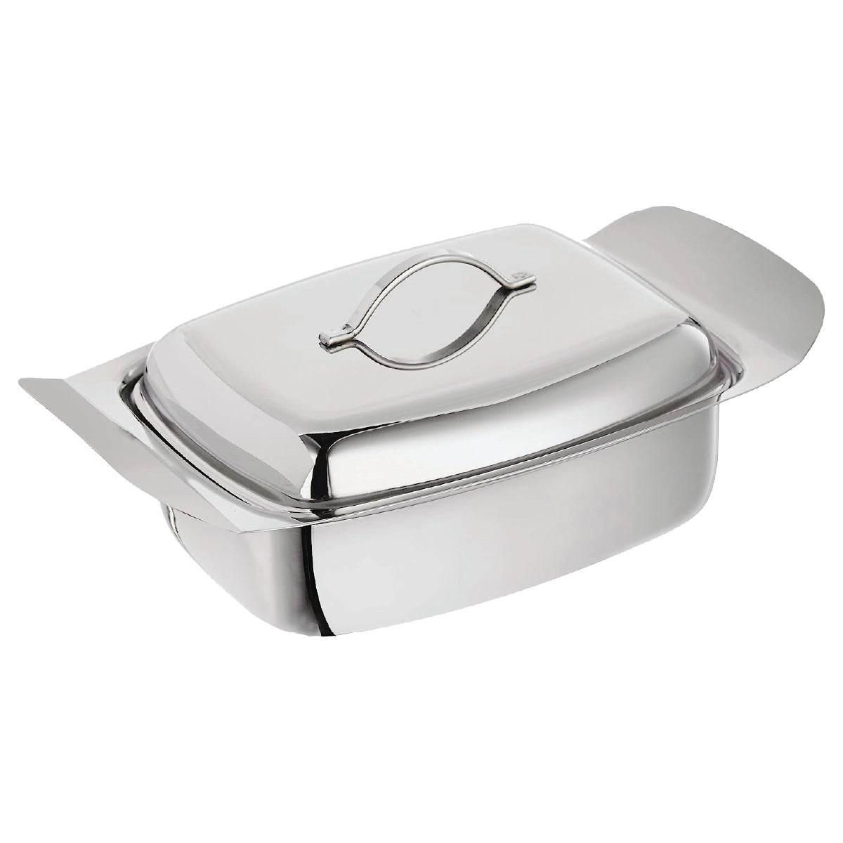 Stainless Steel Butter Dish Large Base - 12.5x9x4cm - TW-I L