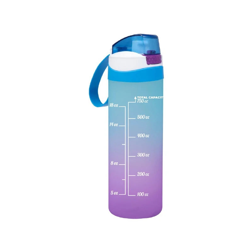 Herevin Double Color Painted Sports Bottle PC 750ml- Blue -161670-160