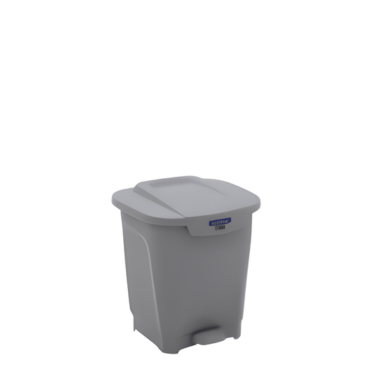Tramontina T-Force 25-L Gray Polypropylene Trash Bin-92812/210
