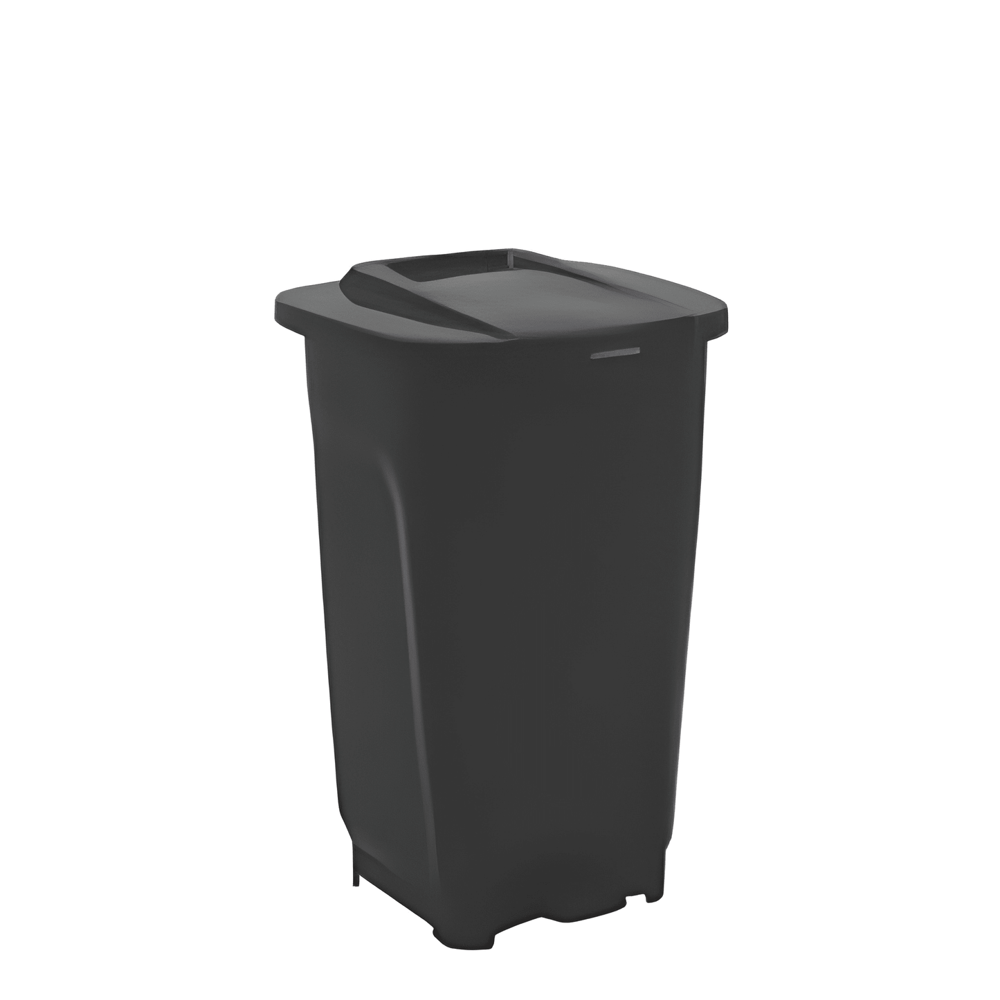 Tramontina T-Force Black Polypropylene Trash Bin 50-L-92813/009