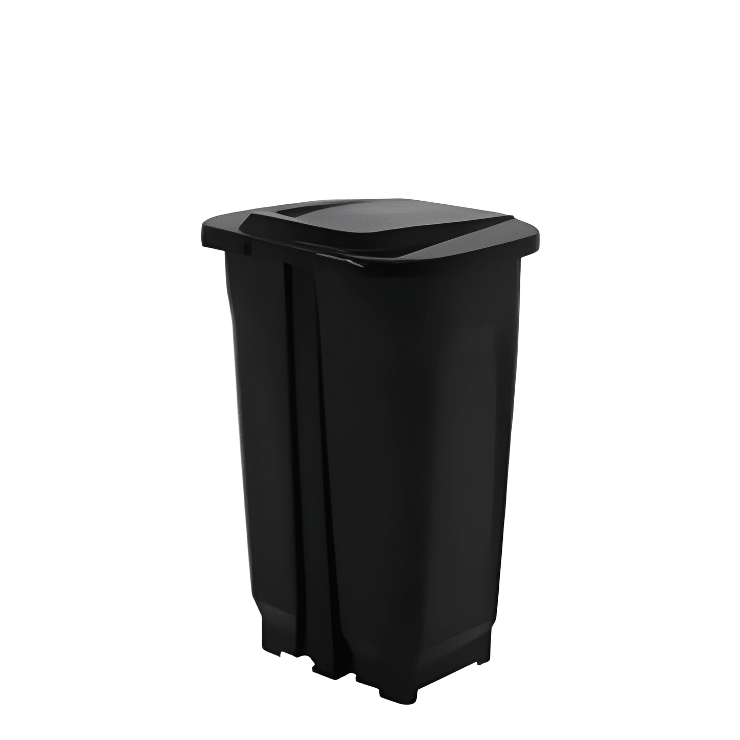 Tramontina T-Force Black Polypropylene Trash Bin 50-L-92813/009
