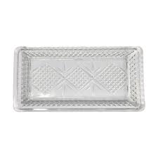GLASS PLATTER LOW BASE -TF2046