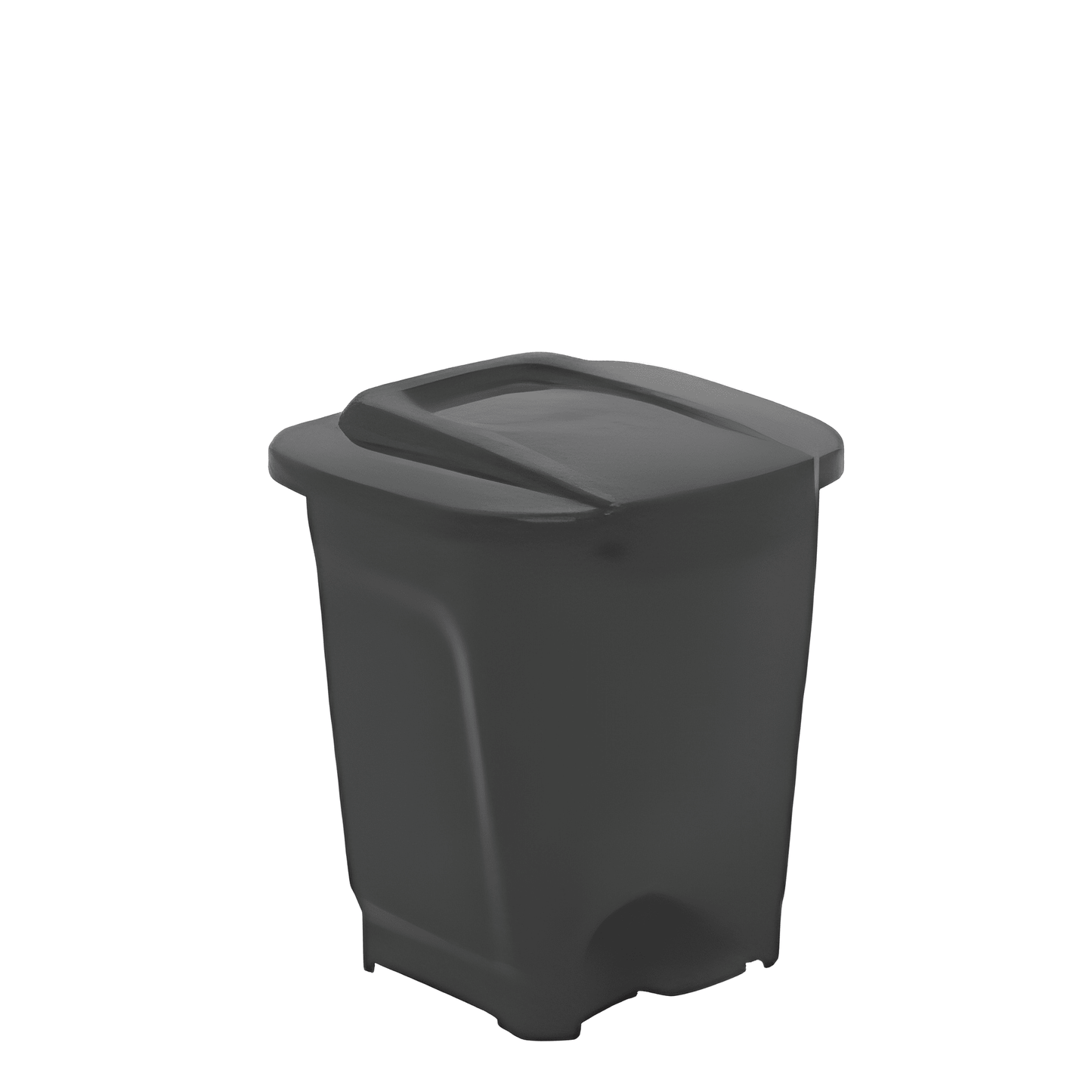 Tramontina T-Force 15-L Black Polypropylene Trash Bin-92811/009