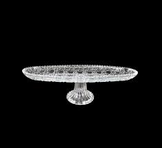 Glass Footed Platter With Gift Box-FY-Y009