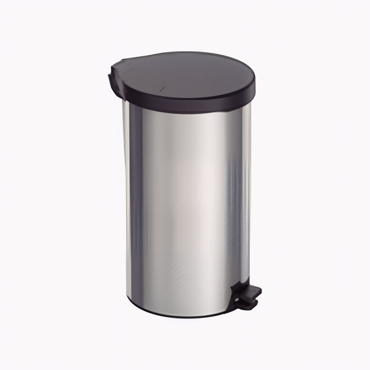 Tramontina New stainless steel pedal trash can with polished finish, 20 L-94538/720