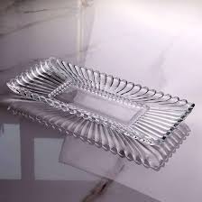 Glass Platter Low Base-TF2046