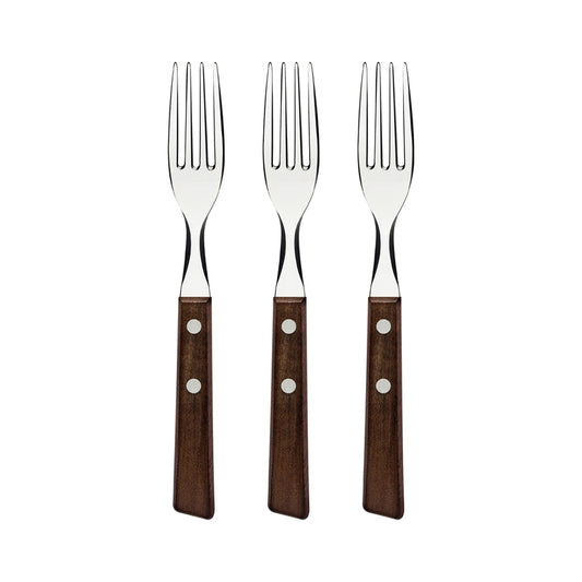 Tramontina Traditional 3-Piece Set of Table Forks with Stainless-Steel Tines -22202/300